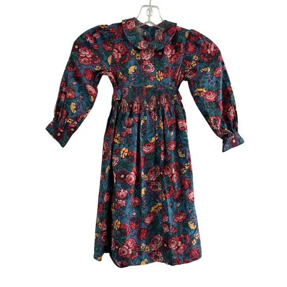Laura Ashley | Dresses | Vtg 9s Laura Ashley Girls Dark Floral Dress Garden Party Size 56 Years Cotton | Poshmark Laura Ashley | Dresses | Vtg 9s Laura Ashley Girls Dark Floral Dress Garden Party Size 56 Years Cotton | Poshmark
